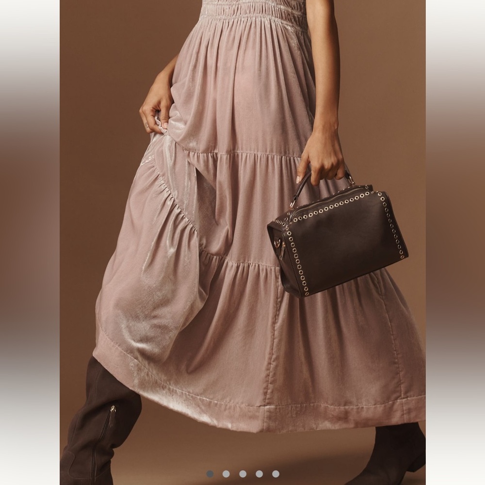 NWT Anthropologie Studded Satchel